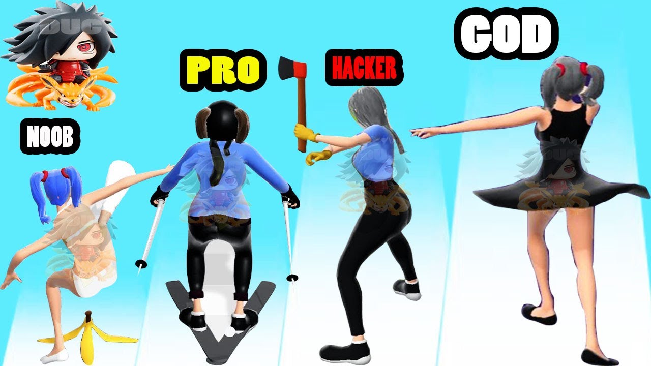 NOOB vs PRO vs HACKER vs GOD in Beauty Race! (NEW UPDATE)