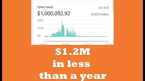 $1.2M in my first 10 months on Shopify - Learn how here