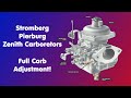 carburetor adjustment Stromberg / Pierbug 175CD Carburetor