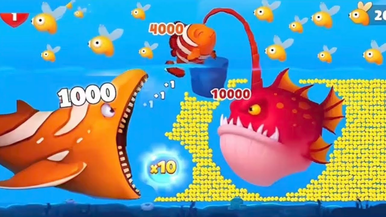 Fishdom Ads mani game Hungry fish 39.6 new update Trailer fishdom Video