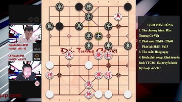 ĐẤU TRƯỜNG CỜ VIỆT. CỜ TƯỚNG ÚP 2018 Nguyễn Ngọc Nhật vs Lê Nguyên Đạt