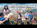 Water Festival Prank On Family (They Have No Idea) | Ranz and Niana