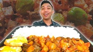 MUKBANG SAMBAL GORENG ATI + TELUR DADAR