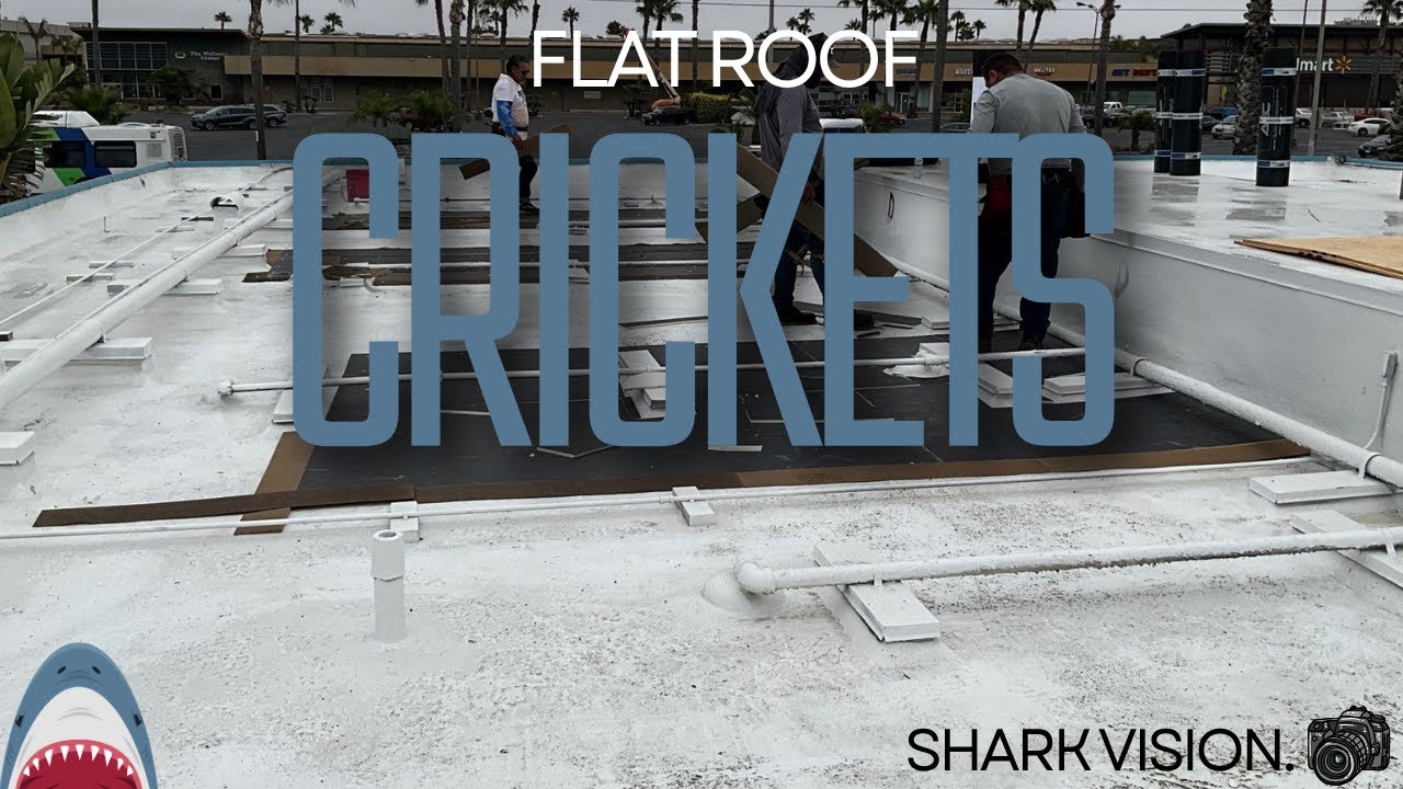 See What Custom Roof Crickets Do On A Flat Roof!