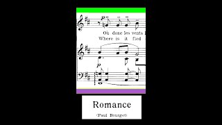 ✨ Highlight of ROMANCE - Claude DEBUSSY 🎧 Piano accompaniment 🎹 KARAOKE