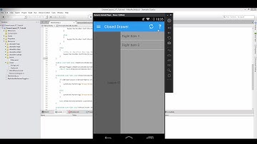 Xamarin Android Tutorial   50   Right Navigation Drawer