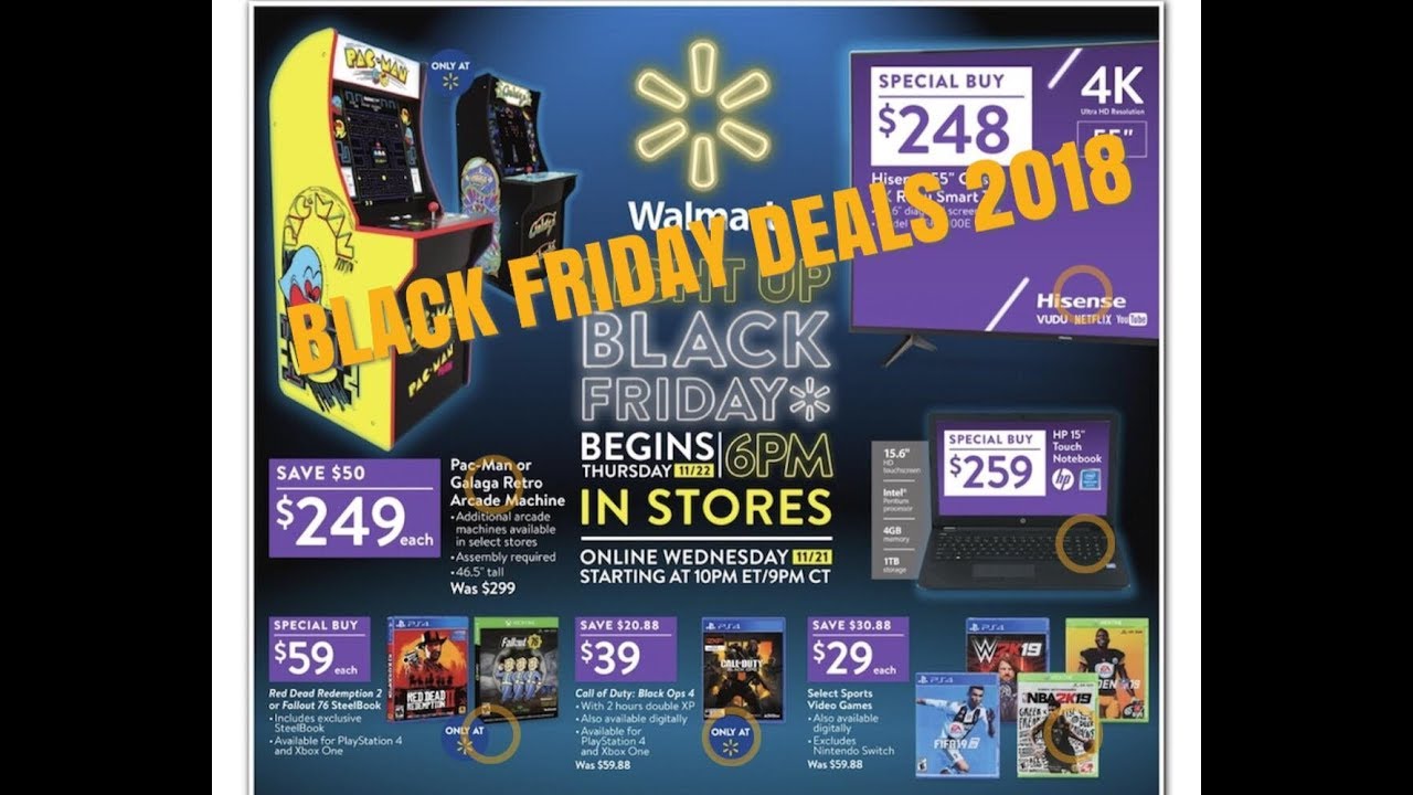 WALMART BLACK FRIDAY AD 2018 - Finally It&#39;s Here!!!! - YouTube