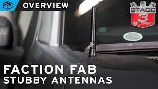 FactionFab Stubby / Shorty Billet Antennas for F-150, Super Duty & Bronco