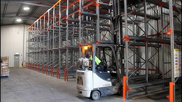 Storeplan | Drive In Racking & Pallet Loading | Timelapse 2018 Storeplan