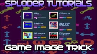 How to Get the Title Level as the Games Picture (Sploder Tutorial)
