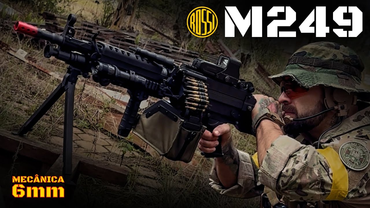 Review completo da M249 Suporte da Rossi.