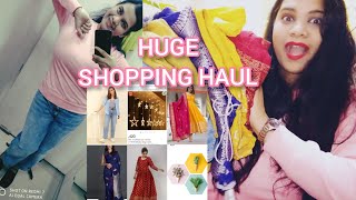 HUGE SHOPPING HAUL| Jeans, Saree, Home decor & so much more???
