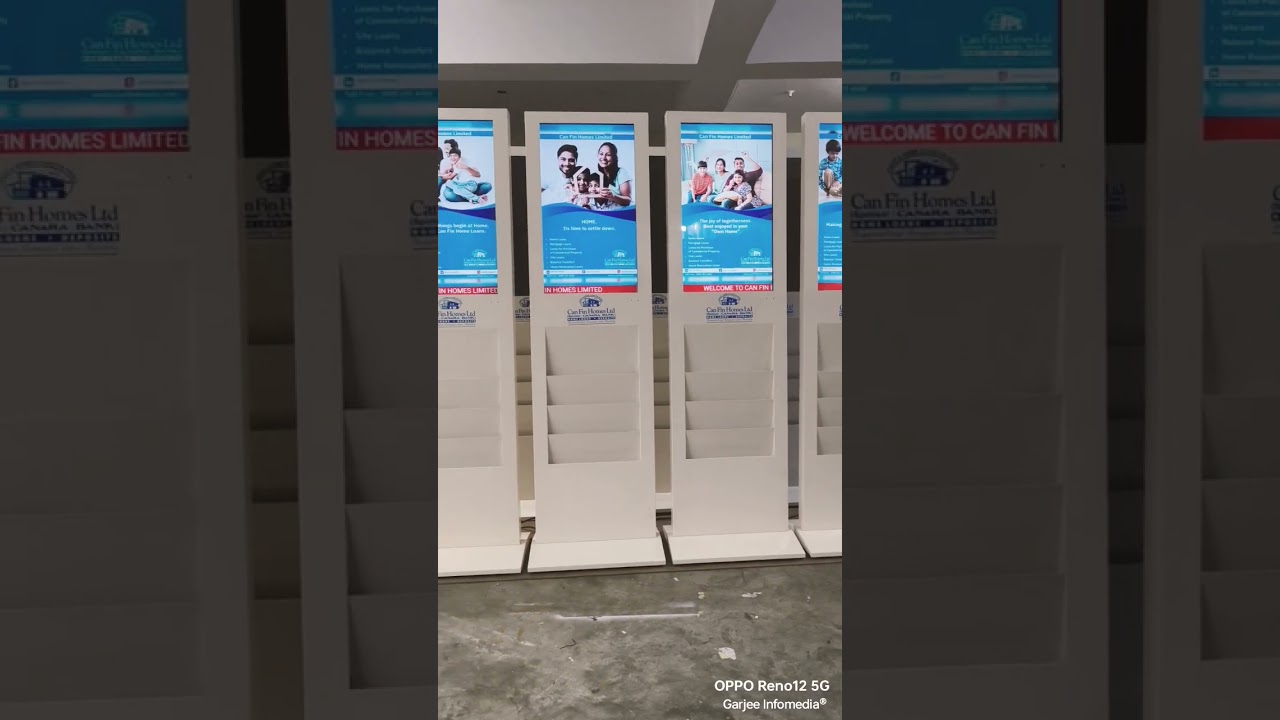 Can Fin Homes Ltd. Canara Bank Project Digital Display Magazine Stands