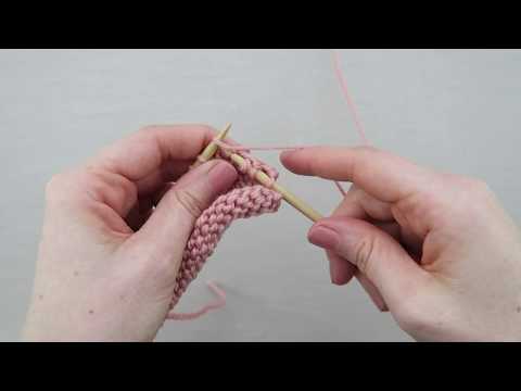 How to knit a slip stitch decrease (USA)