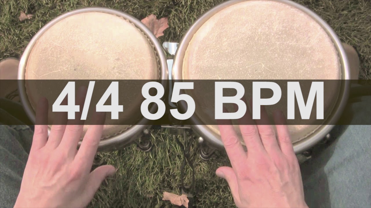 🔴 85 BPM Bongós Metronome Drum Metronome Track free YouTube