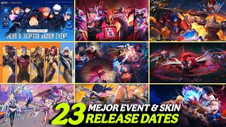 ALL 23 Major Event & Skins Release Date in 2026 | JJK | Exorcist 1,2 & 3 | Drawing Stars | Abyss screenshot 1