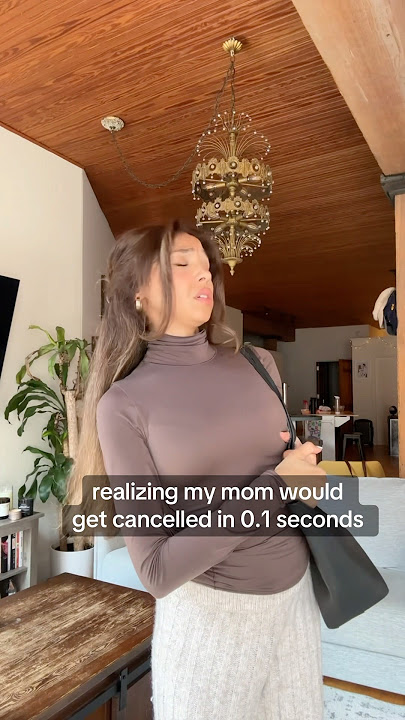 realizing my mom would get cancelled #comedy #funny