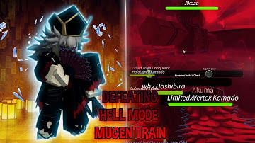 Project Slayers DEFEATING Hell Mode Mugen Train!
