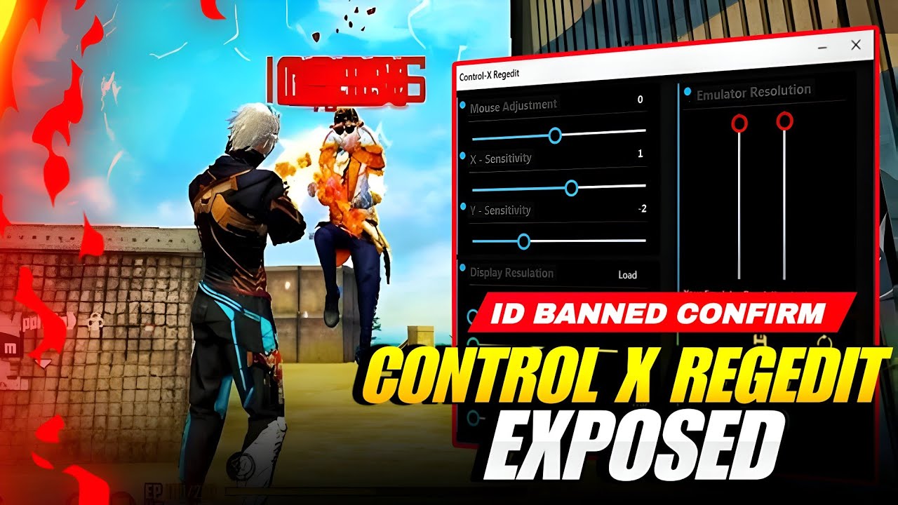 FREE FIRE CONTROL X REGEDIT EXPOSED 😱🚨 II DONT USE CONTROL X REGEDIT ID ...