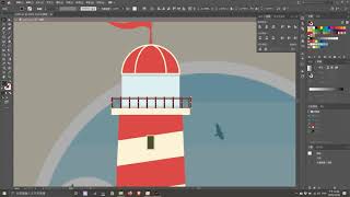 TQC + Adobe Illustrator cc第二版-104 燈塔