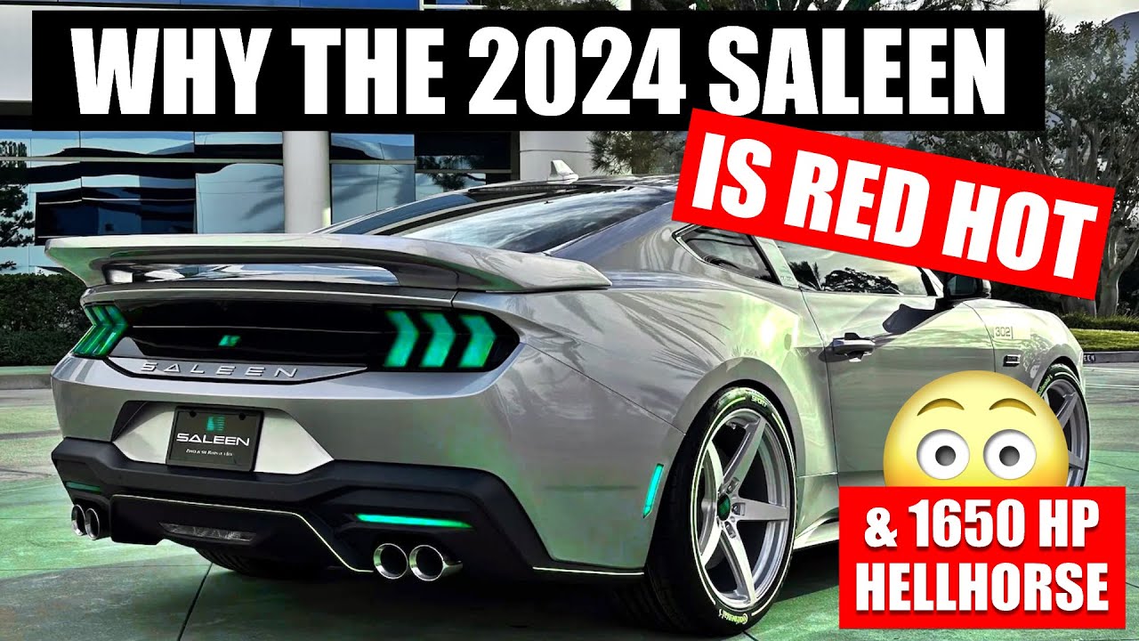 2024 Saleen Mustang Spanks the Dark Horse and HELLHORSE Turbo BIG HORSEPOWER w California Special