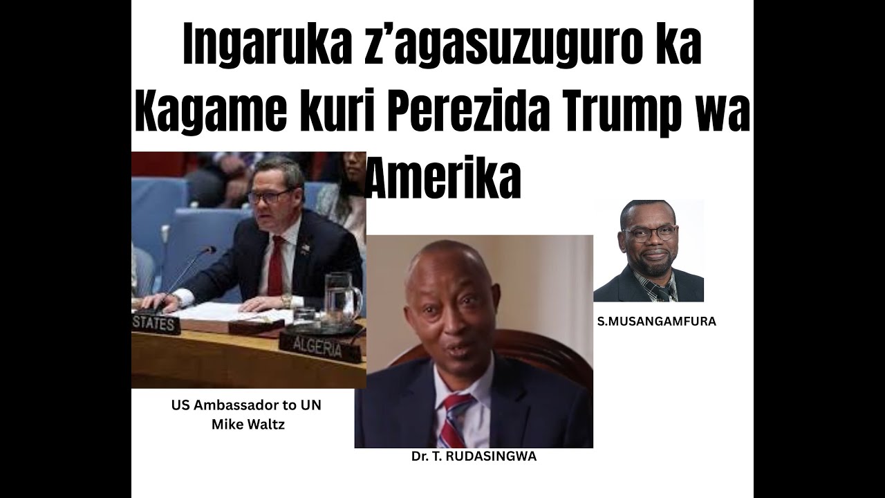 Agasuzuguro Jenerari KAGAME yeretse Perezida TRUMP