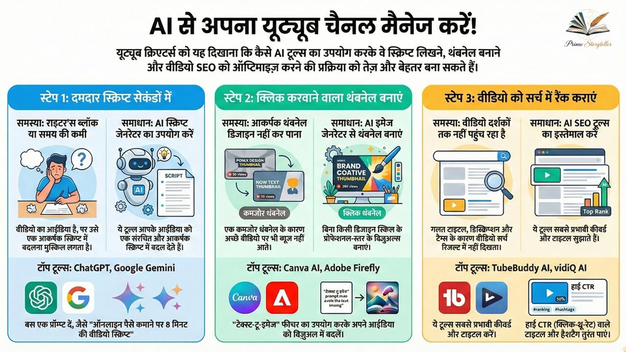 अब AI करेगा आपका YouTube Channel Manage! 😱 | Script से Thumbnail तक सब 1 Click में 🚀