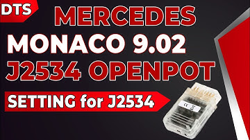Mercedes DTS Monaco 9.02 Setting and Connection to Work With J2534 Openport 2.0 and not Only
