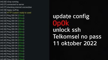 Update Config Telkomsel OpOk all tkp terbaru http custom 0 pulsa 0 kuota, 11 oktober 2022