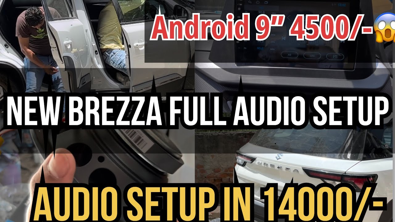 New brezza audio setup naharpur car market sec 7 rohini himachal
