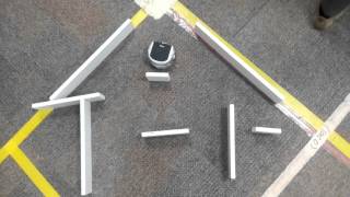 Khepera Robot  Fifth scenario Malti Obstacles for Obstacle Avoidance Using Wall Following
