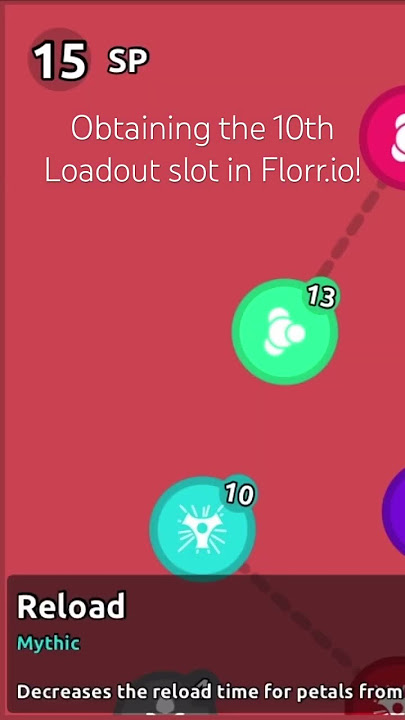 I finally got the 10th Loadout slot! #florrio #florr