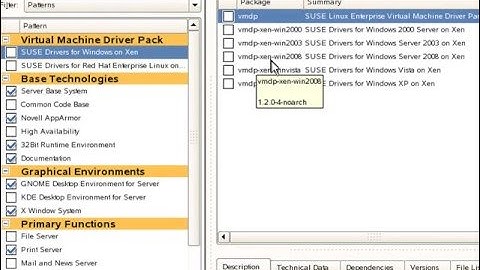 Windows and SUSE Linux Virtualization - Xen