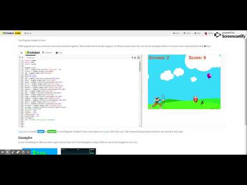 Pygame arrow game