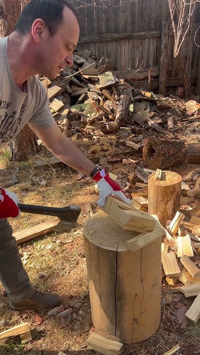 Колун фискарс 11 в деле fiskars11 - YouTube