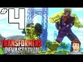 Transformers Devastation Walkthrough - PART 4 - Fighting the Constructicons!