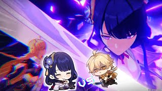 Genshin Impact - Raiden Shogun Ei Boss Fight Begining Cut Scenes