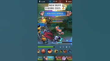 95% WIN RATE!! XBORG NEW META 2025 || DEALY OFFLANER || MOBILE LEGENDS #xborg #mobilelegends