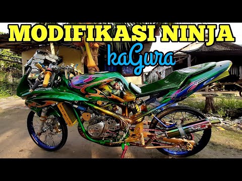 Modifikasi ninja RR airbrush - YouTube