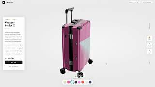 3D Web Experience for Suitcases: The Future of E-Commerce Product Showcases