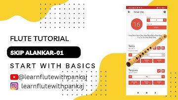 Learn Alankar | Skip Alankar-Part01 | beginner flute tutorial