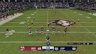 EA SPORTS College Football 26 UConn vs UMass rivalry crazy ending