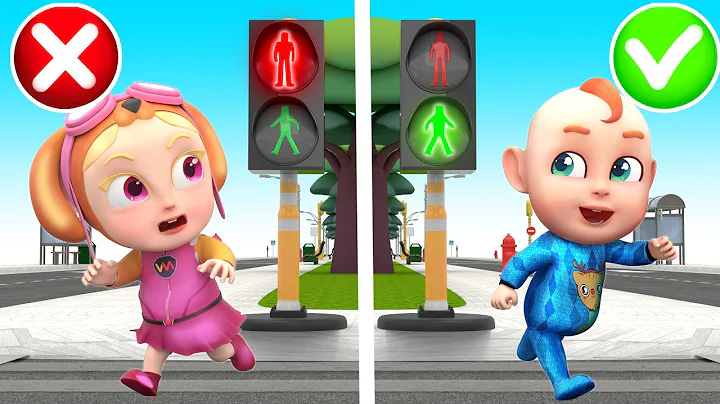 Baby Learns Traffic Rules🚦| Safety Rules for Kids | Rosoo Nursery Rhymes