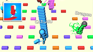 Bridge Race 😍 🥇- All Levels Gameplay Android,ios (Levels 1-3)