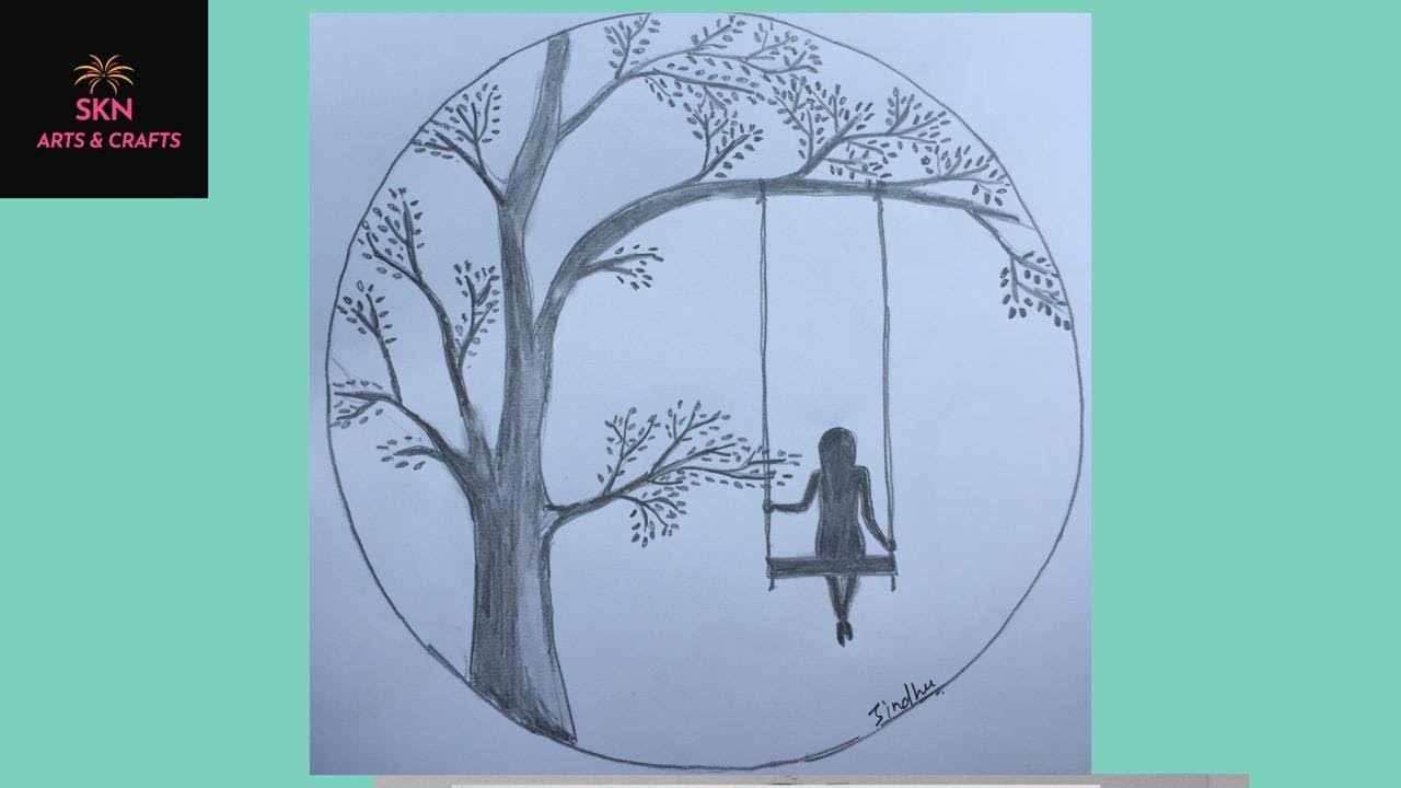 Free vector girl on a swing art 15678393 Vector Art at Vecteezy