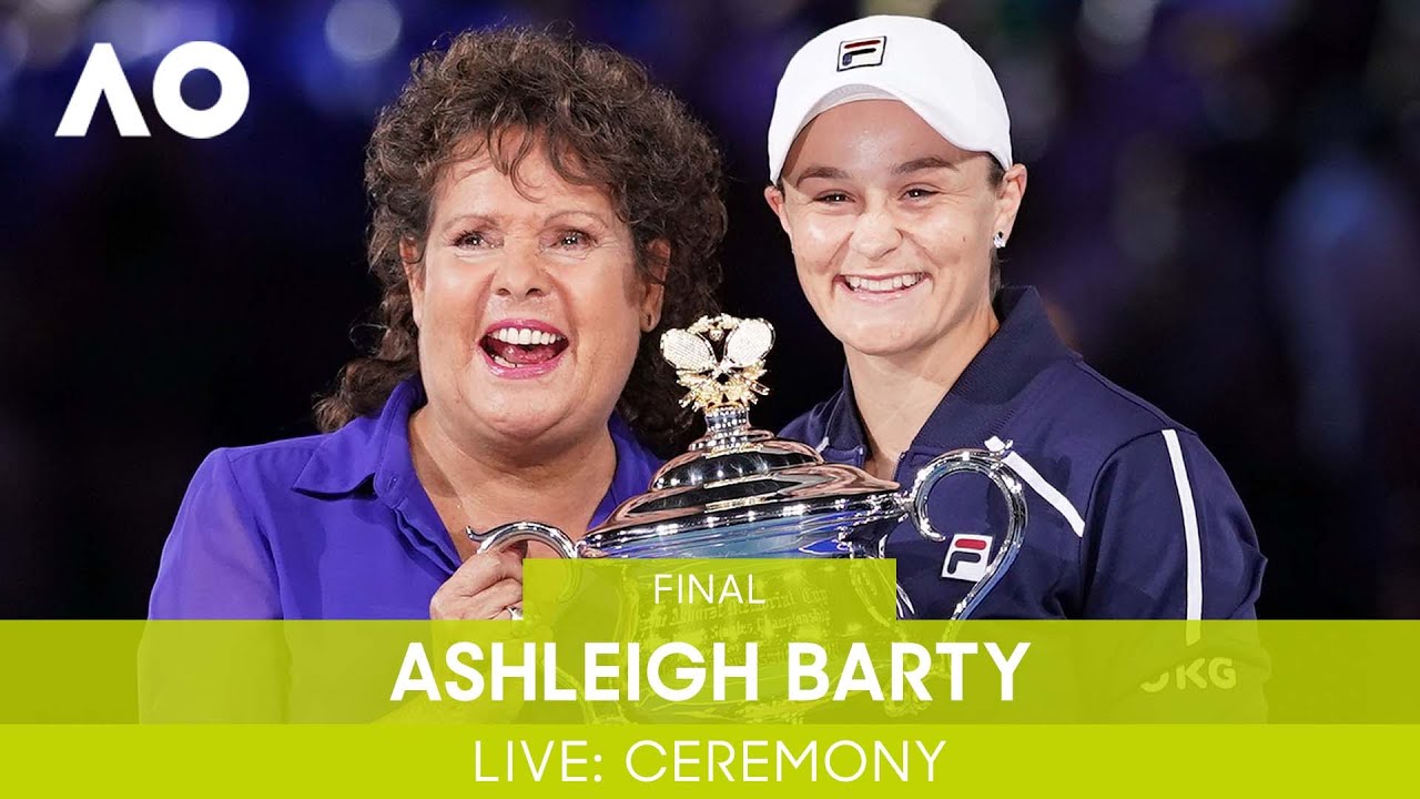 LIVE Womens Singles Ceremony Ashleigh Barty v Danielle Collins Australian Open 2022