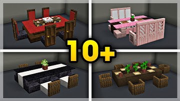 10+ DINING TABLE Design Ideas | Minecraft 🕹️
