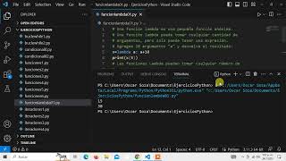 Curso de Programacion Python Desde Cero Funcion Lambda Video 01