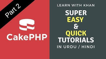 Cakephp Tutorials in Urdu/Hindi | Installation | part 2