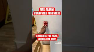 Arrested Prankster PULLED FIRE ALARM! #pranks Arrested Prankster PULLED FIRE ALARM! #pranks